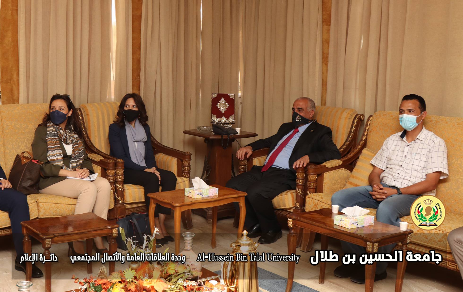 A delegation from the Crown Prince Foundation visits the university